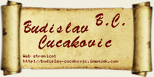 Budislav Čučaković vizit kartica